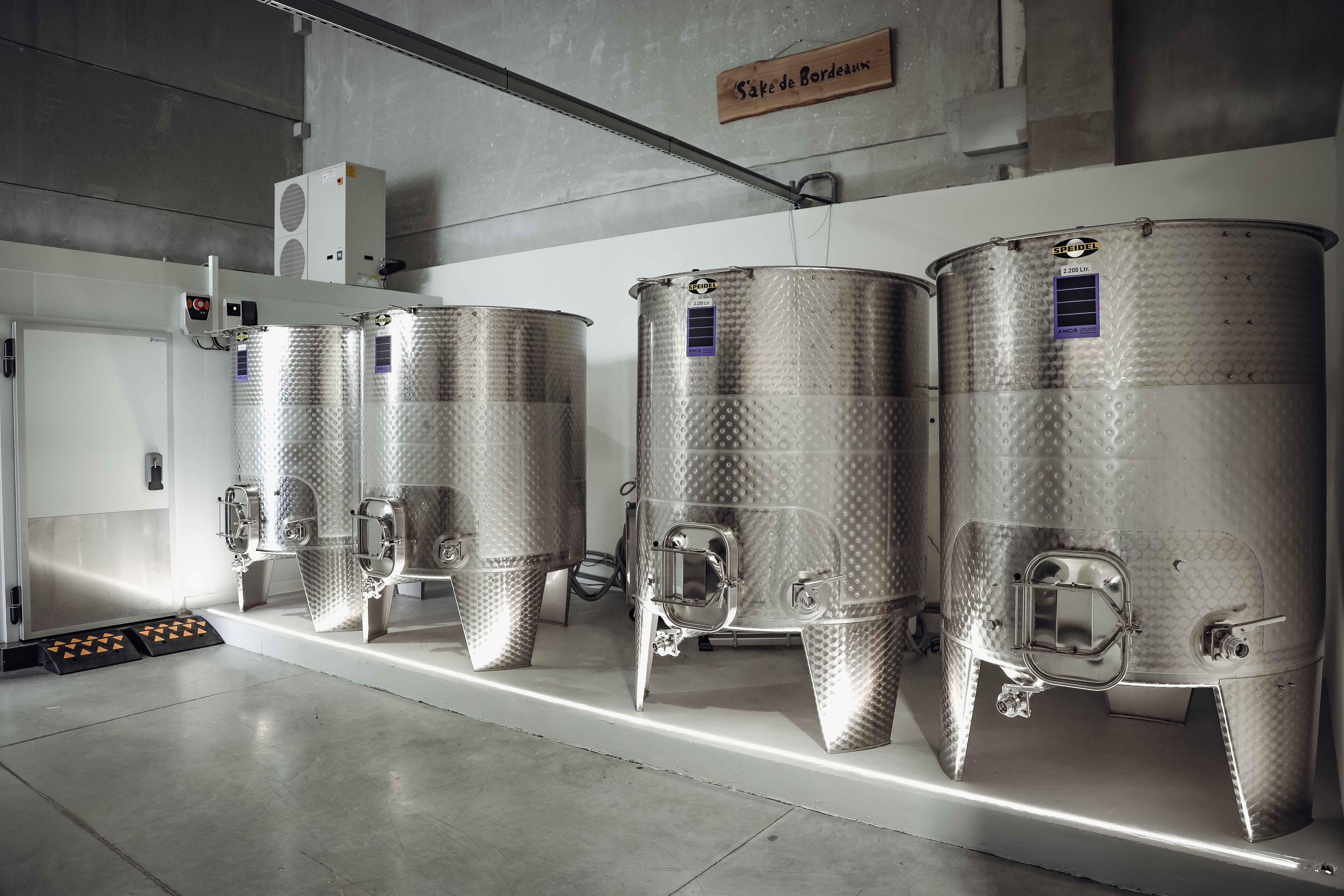 Local wine making equipment being repurposed